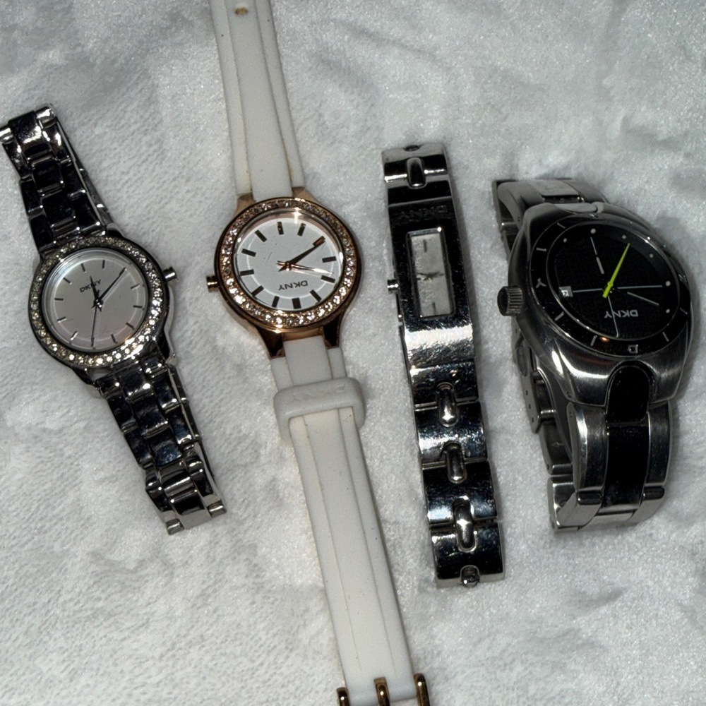 DKNY Silver and white, Watch Collection